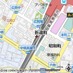 石川県金沢市広岡町（イ）周辺の地図