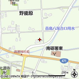 富山県南砺市野能原24周辺の地図