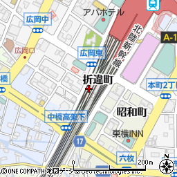 石川県金沢市広岡町イ25周辺の地図