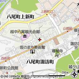 富山県富山市八尾町上新町2771周辺の地図