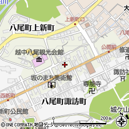 富山県富山市八尾町上新町2772周辺の地図