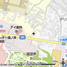 しんきんみらい館篠ノ井周辺の地図