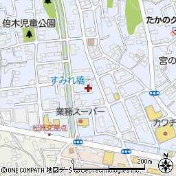 栃木県宇都宮市戸祭町3037周辺の地図