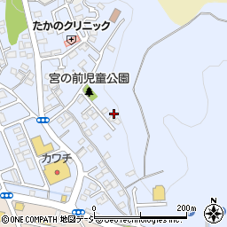 栃木県宇都宮市戸祭町周辺の地図