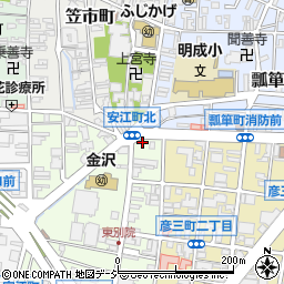 石川県金沢市安江町5-13周辺の地図