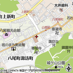 富山県富山市八尾町上新町2656周辺の地図