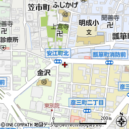 石川県金沢市安江町5-14周辺の地図