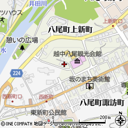 富山県富山市八尾町上新町3502周辺の地図