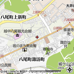 富山県富山市八尾町上新町2778周辺の地図