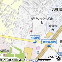 長野県長野市篠ノ井小森466-9周辺の地図