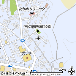 栃木県宇都宮市戸祭町2743-13周辺の地図