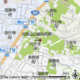妙正寺周辺の地図
