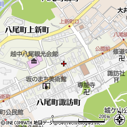 富山県富山市八尾町上新町2777周辺の地図