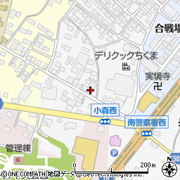 長野県長野市篠ノ井小森466周辺の地図