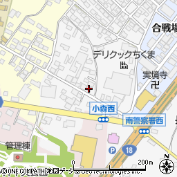 長野県長野市篠ノ井小森466周辺の地図