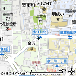 安江町北周辺の地図