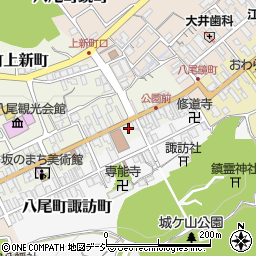 富山県富山市八尾町上新町2654周辺の地図