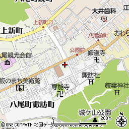 富山県富山市八尾町上新町2653周辺の地図