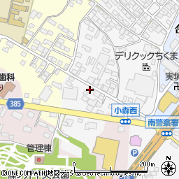 長野県長野市篠ノ井小森470周辺の地図