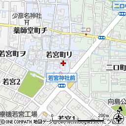 石川県金沢市若宮町リ12周辺の地図