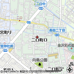 石川県金沢市二口町ロ59周辺の地図