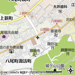 富山県富山市八尾町上新町2652周辺の地図