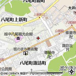 富山県富山市八尾町上新町2779周辺の地図