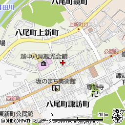 富山県富山市八尾町上新町2828周辺の地図
