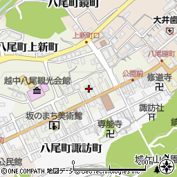 富山県富山市八尾町上新町2783周辺の地図