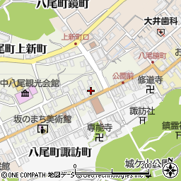 富山県富山市八尾町上新町2789-1周辺の地図