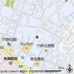 栃木県宇都宮市宝木町1丁目56周辺の地図