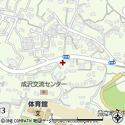 茨城県日立市中成沢町周辺の地図