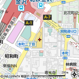金沢ひざ関節症クリニック周辺の地図