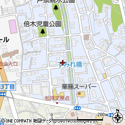 栃木県宇都宮市戸祭町2181-12周辺の地図