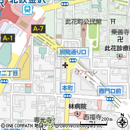テンプスタッフフォーラム株式会社　金沢オフィス職業紹介事業部周辺の地図