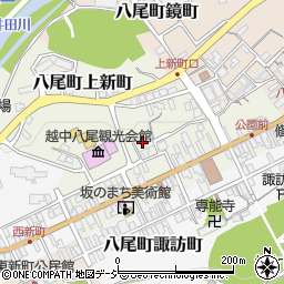 富山県富山市八尾町上新町2862周辺の地図