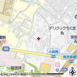 長野県長野市篠ノ井小森460周辺の地図