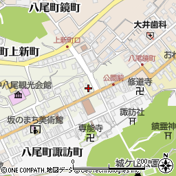 富山県富山市八尾町上新町2793周辺の地図