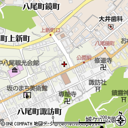 富山県富山市八尾町上新町2792周辺の地図