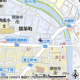 石川県金沢市瓢箪町23-12周辺の地図