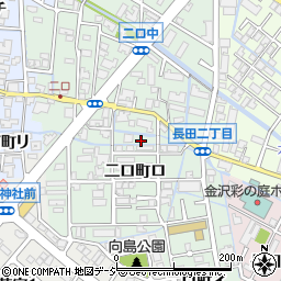 石川県金沢市二口町ロ61周辺の地図