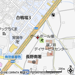 長野県長野市篠ノ井小森572周辺の地図
