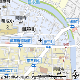 石川県金沢市瓢箪町23-3周辺の地図