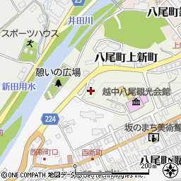 富山県富山市八尾町上新町3553周辺の地図