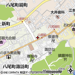 富山県富山市八尾町上新町2800周辺の地図