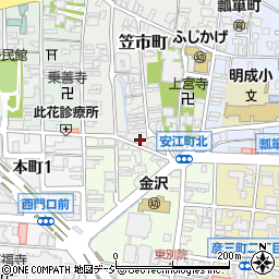 SHARIN Kanazawa Traveler's Inn周辺の地図