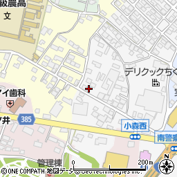 長野県長野市篠ノ井小森458周辺の地図