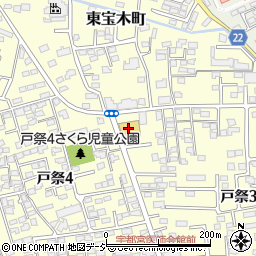 ツルハドラッグ宇都宮戸祭店周辺の地図