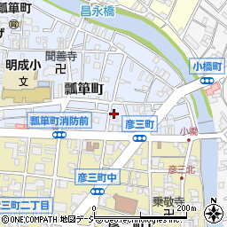 石川県金沢市瓢箪町23-4周辺の地図