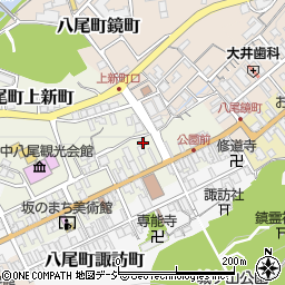 富山県富山市八尾町上新町2791周辺の地図